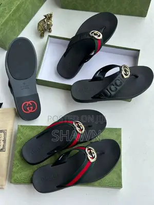Gucci Luxury Leather Slippers