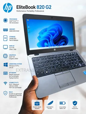 Laptop HP EliteBook 820 G2 8GB Intel Core i7 SSD 256GB
