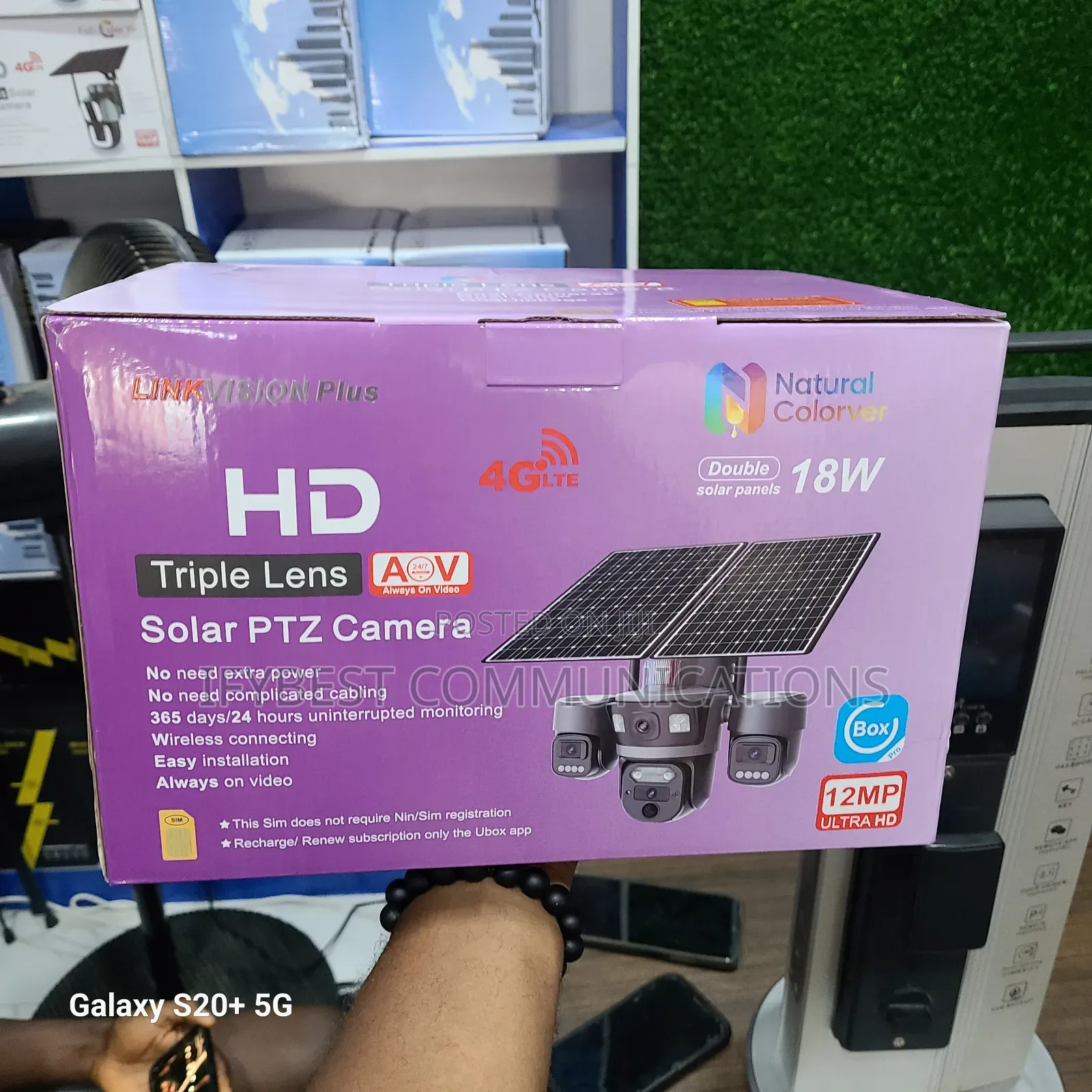 3lens Ubox CCTV Solar Camera