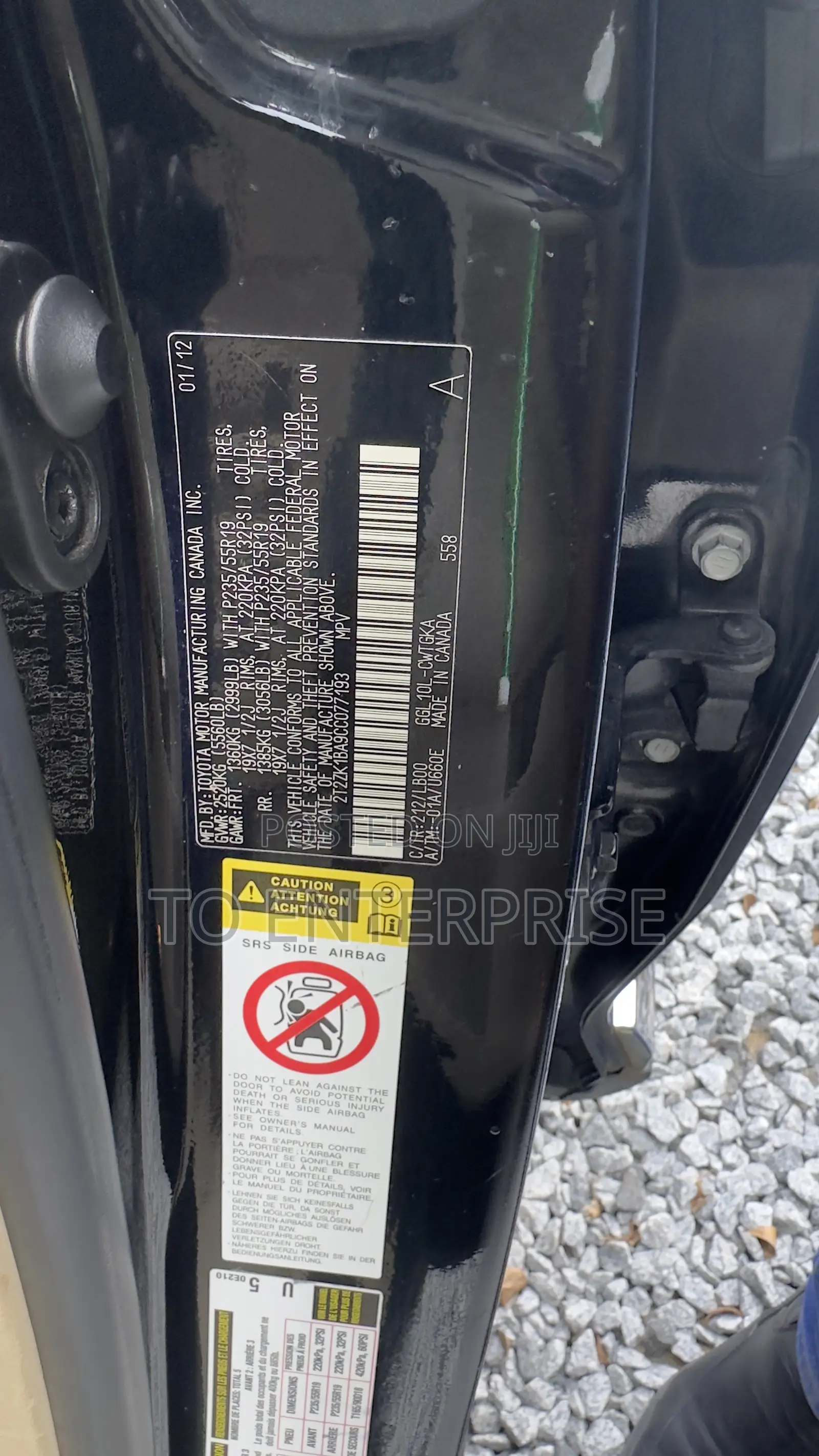 Lexus RX 2012 Black