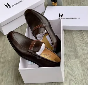 MORESCHI Men’s Loafers | Premium Leather Look | Luxury Slip-on Shoes