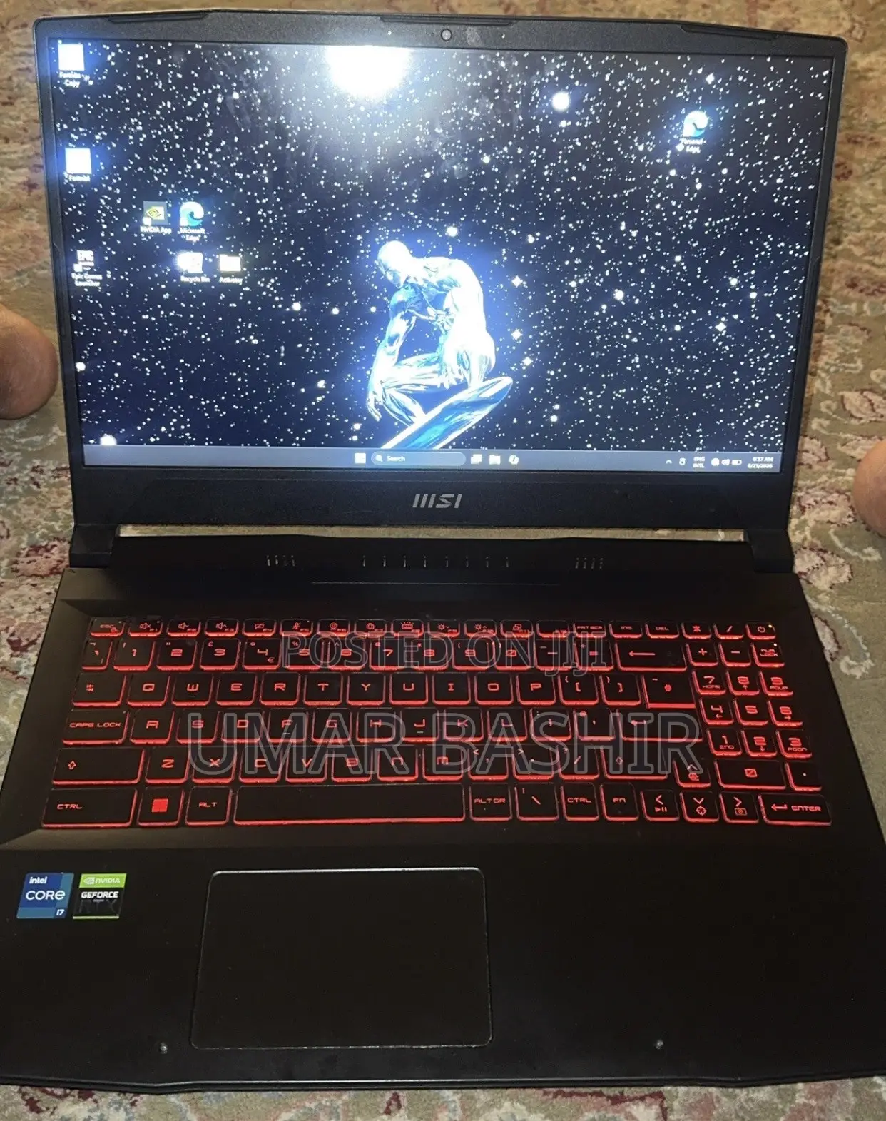 Laptop MSI Katana 15 32GB Intel Core i7 SSD 500GB