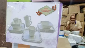 High Quality Square Dinner Set __ White >> 16 Ocs