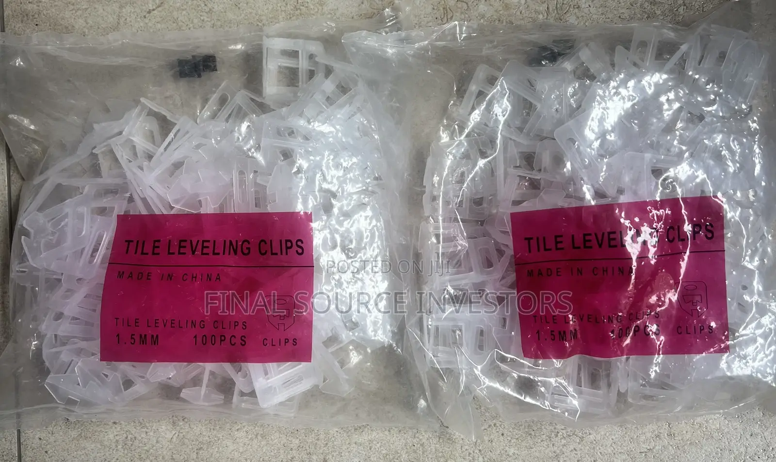 Tile Leveling Clips (1.5mm)