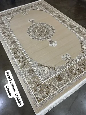 5x7fts Beige and Brown Arabian Center Rug