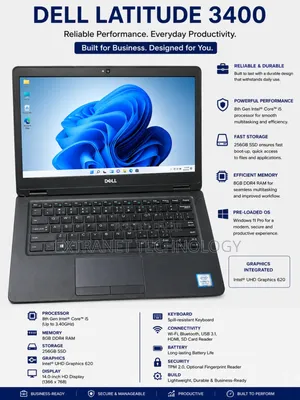 Laptop Dell Latitude 3400 8GB Intel Core i5 SSD 256GB