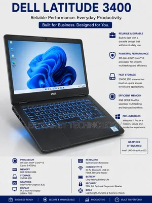 Laptop Dell Latitude 3400 8GB Intel Core i5 SSD 256GB