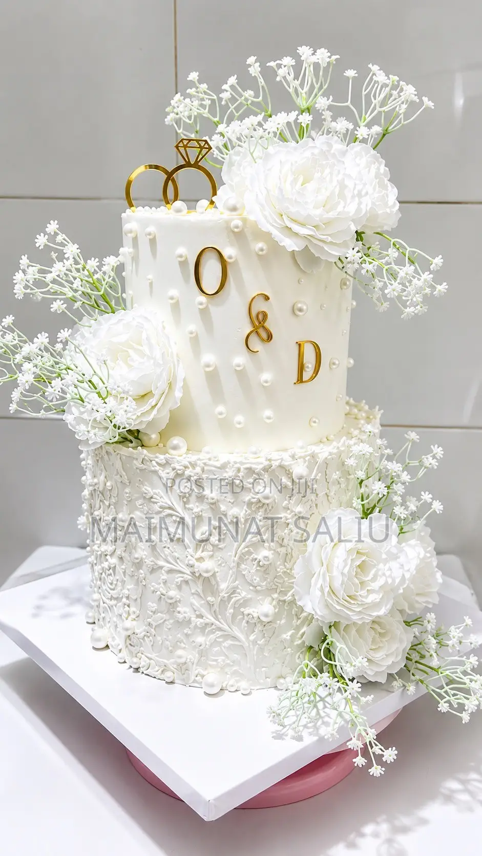 Elegant Wedding Cakes in Abuja | Custom Wedding Cake