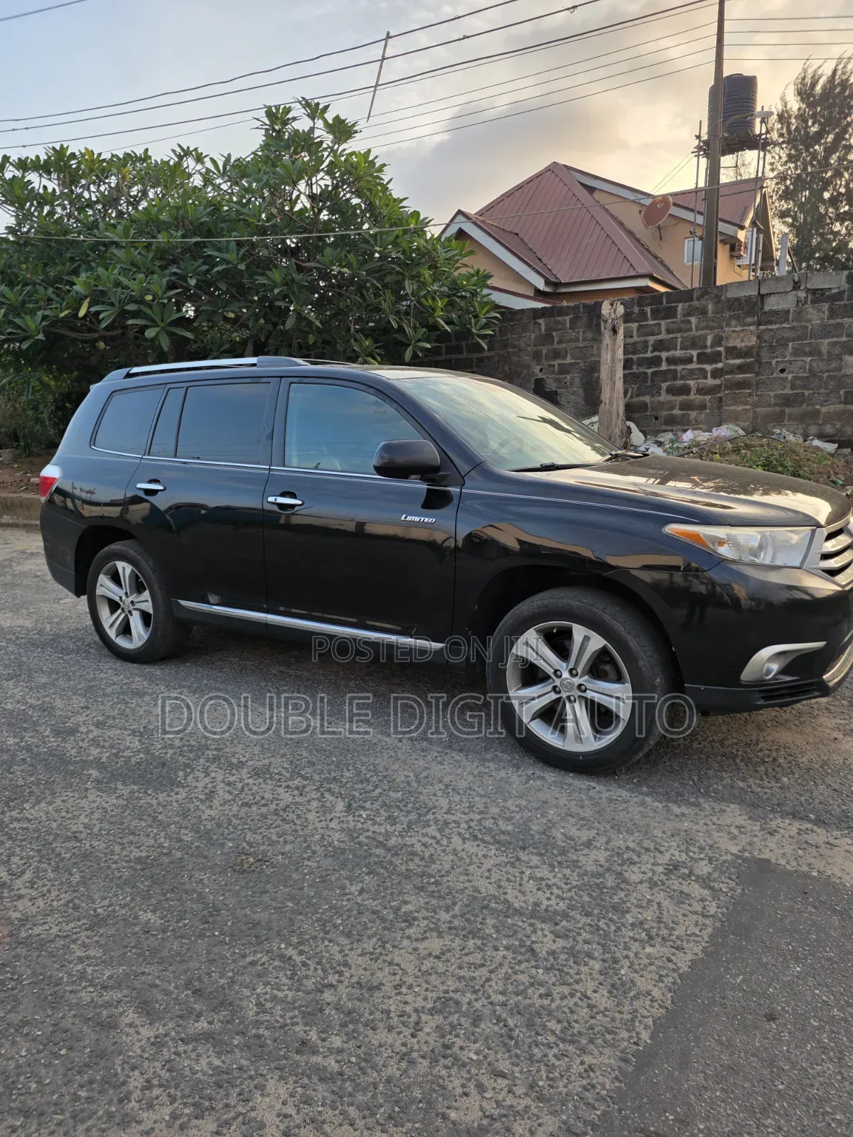 Toyota Highlander Limited 2012 Black