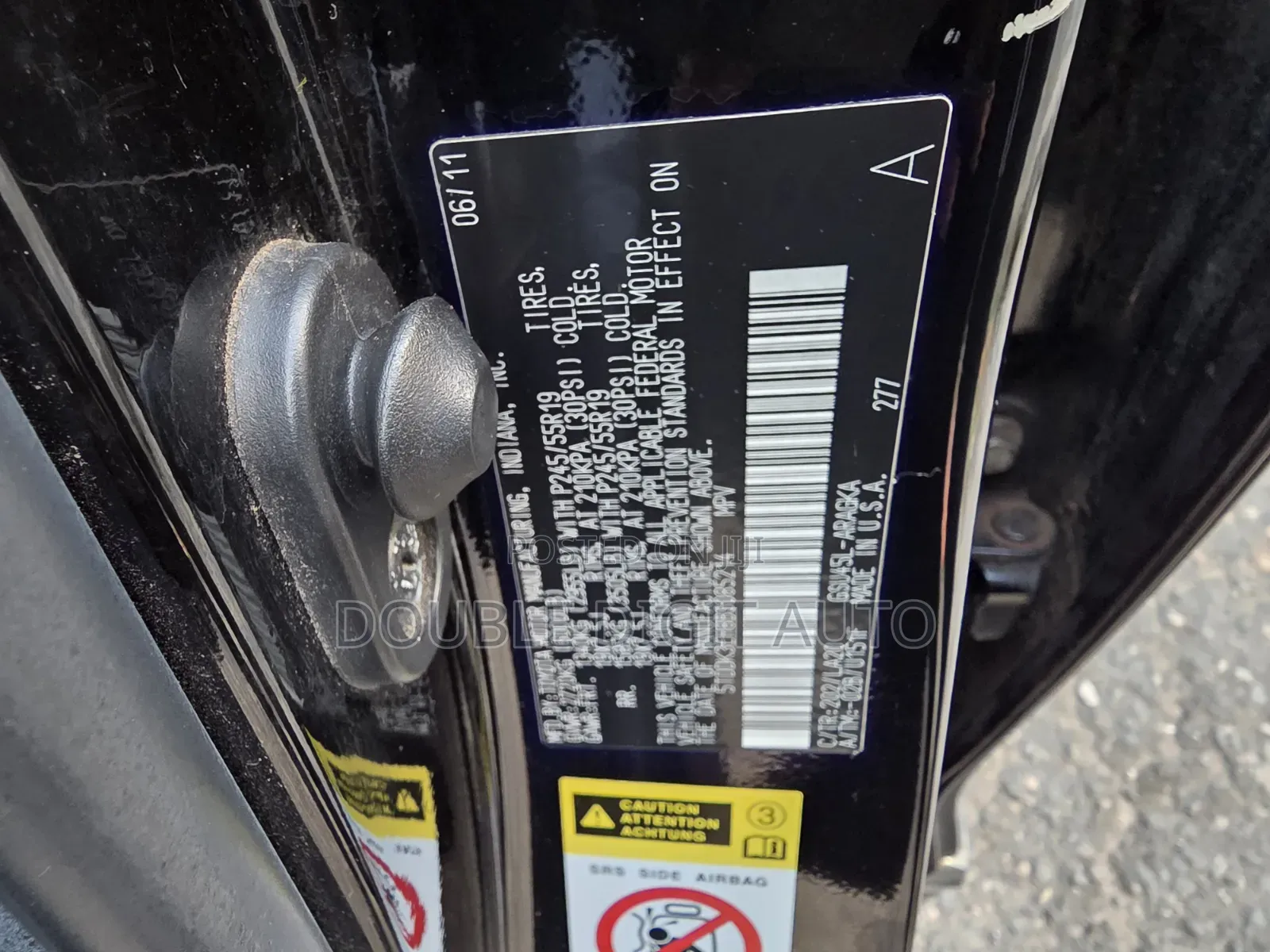 Toyota Highlander Limited 2012 Black