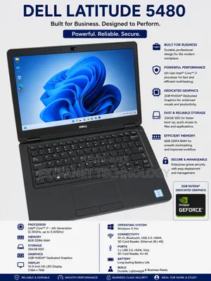 Laptop Dell Latitude 5480 8GB Intel Core i7 SSD 256GB