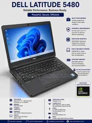 Laptop Dell Latitude 5480 8GB Intel Core i7 SSD 256GB