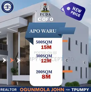 Tpumpy Estate, Apo Waru Abuja | Fcda C of O