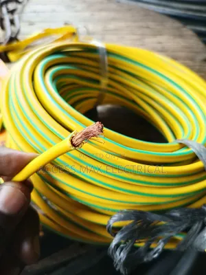 10mm Green and Yellow Flexible Cable