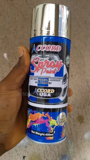 Accord All-Purpose Spray Paint 318 Bright Chrome