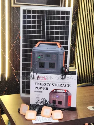 350W Lithium Solar Generator With Solar Panel & 4 Bulbs
