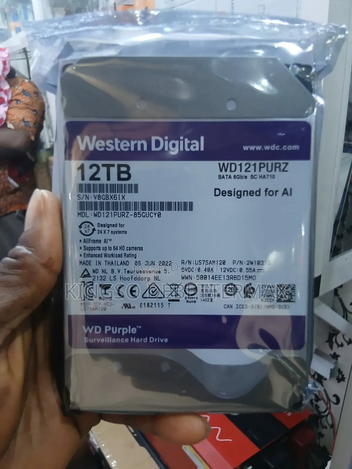12TB Western Digital