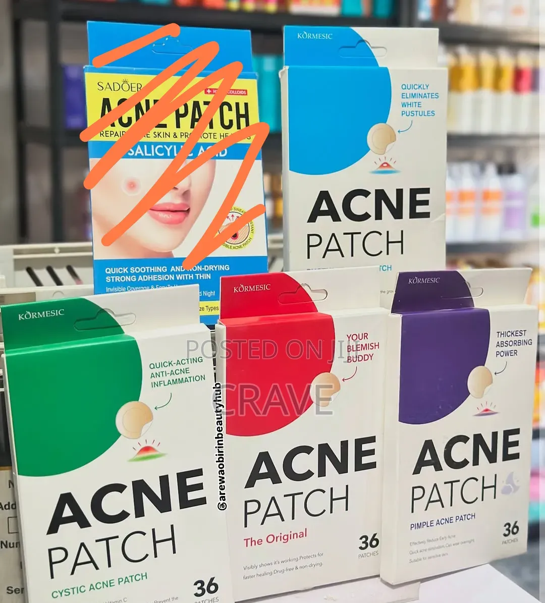 Kormesic Pustular Acne Patches (36)