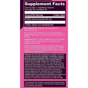 Dhea Dehydroepiandrosterone 25mg 90 Capsules