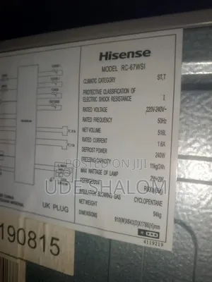 Hisense Fridge With Freezer