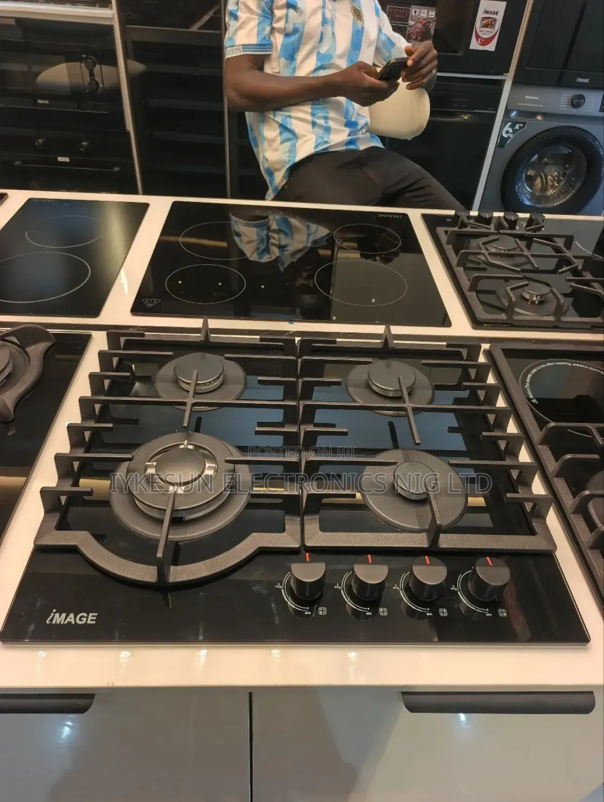 Original IMAGE Built-in Premium Luxury 4 Burners Automatic Gas Cooker
