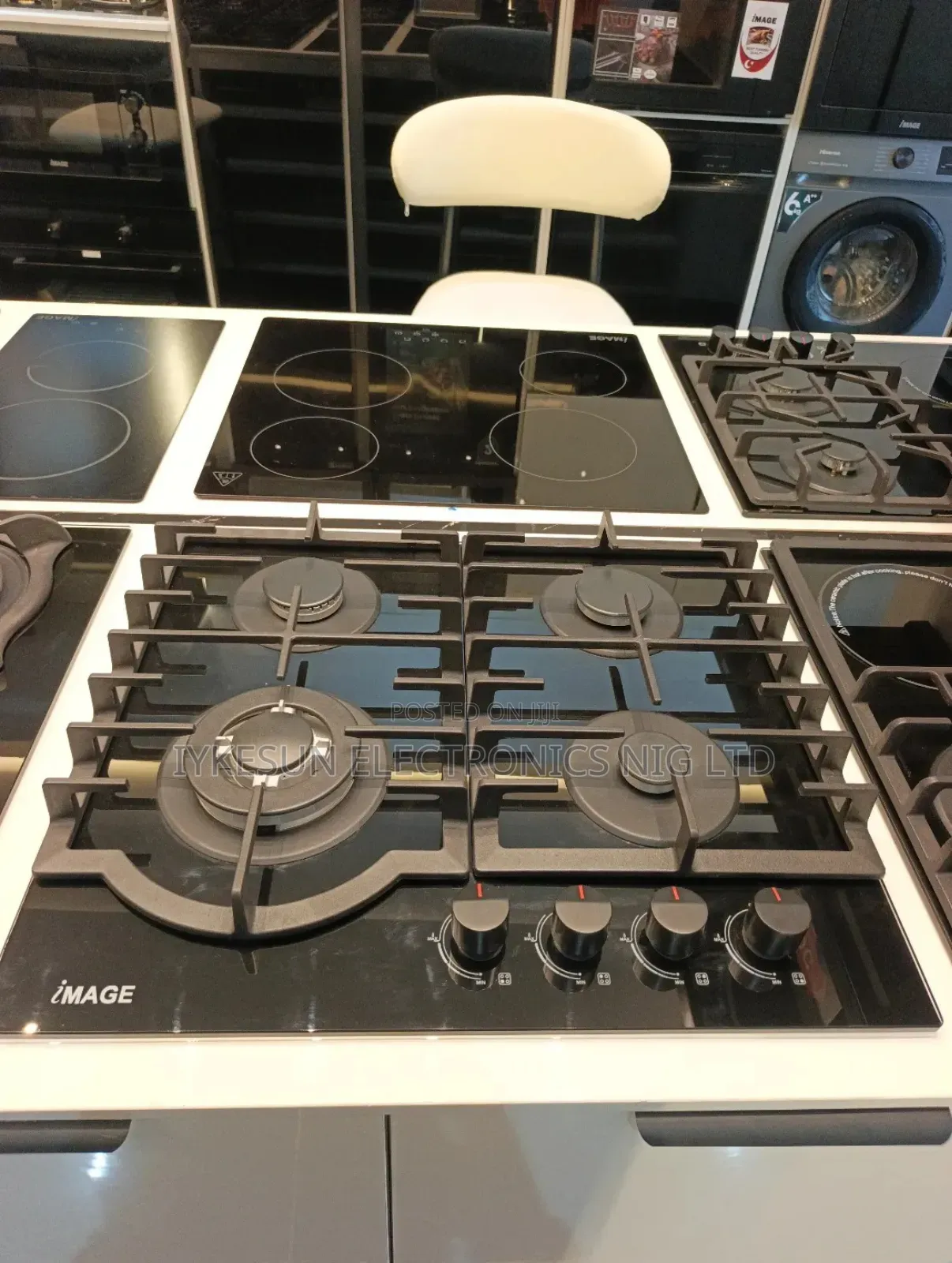 Original IMAGE Built-in Premium Luxury 4 Burners Automatic Gas Cooker