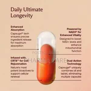 Nad3 Complex, Daily Ultimate Longevity 30 Cap Cell Rejuvenation