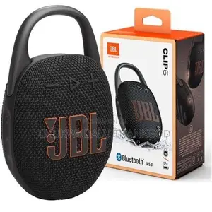 JBL Clip 5 Portable Bluetooth Speaker – Black