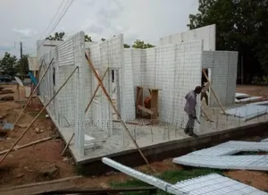 Polystyrene Pop Ceiling and Parapet