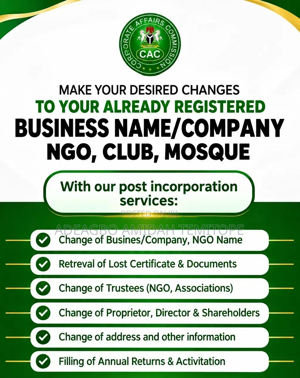 CAC Registration