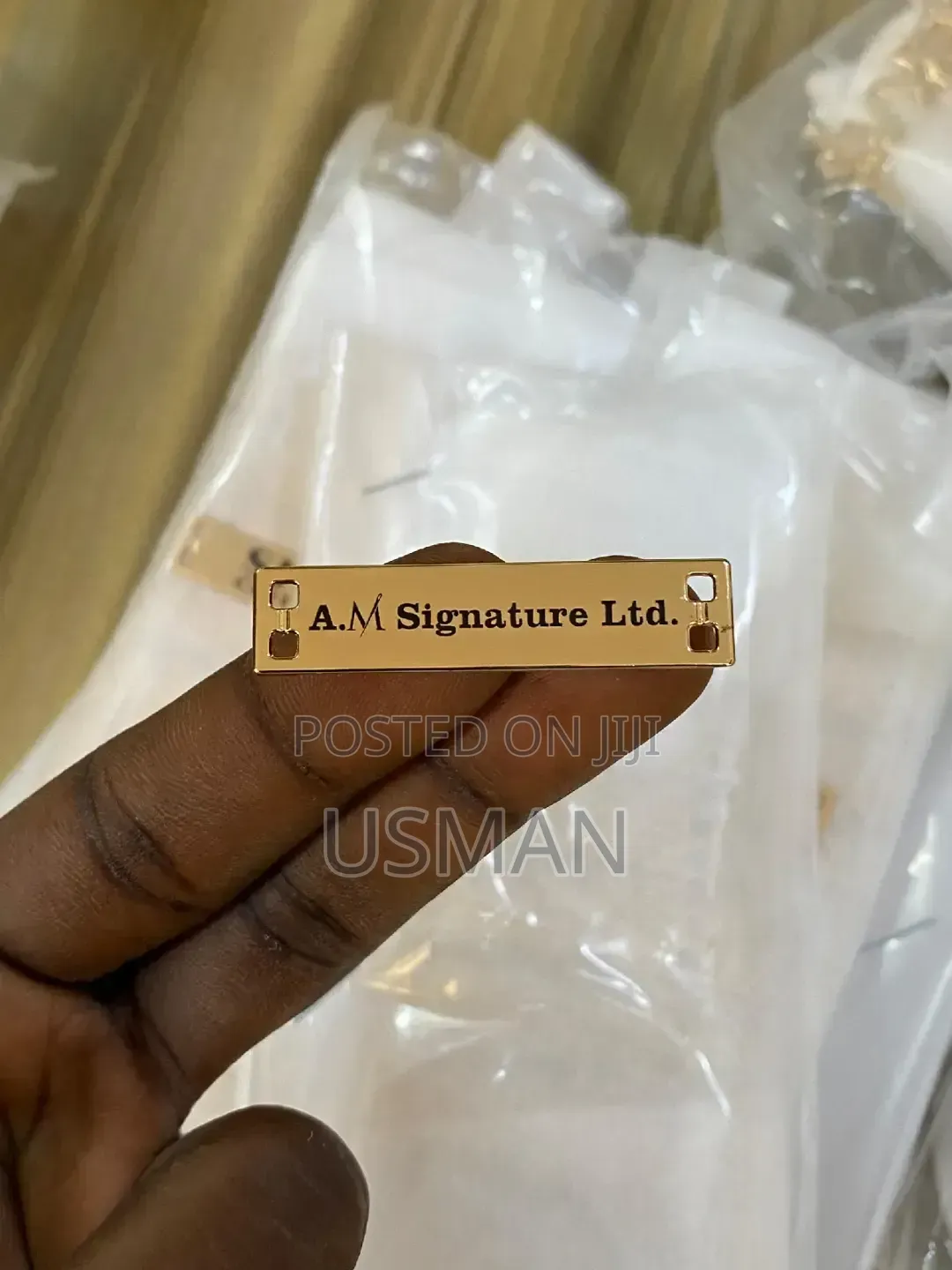 Clothing Metal Tag