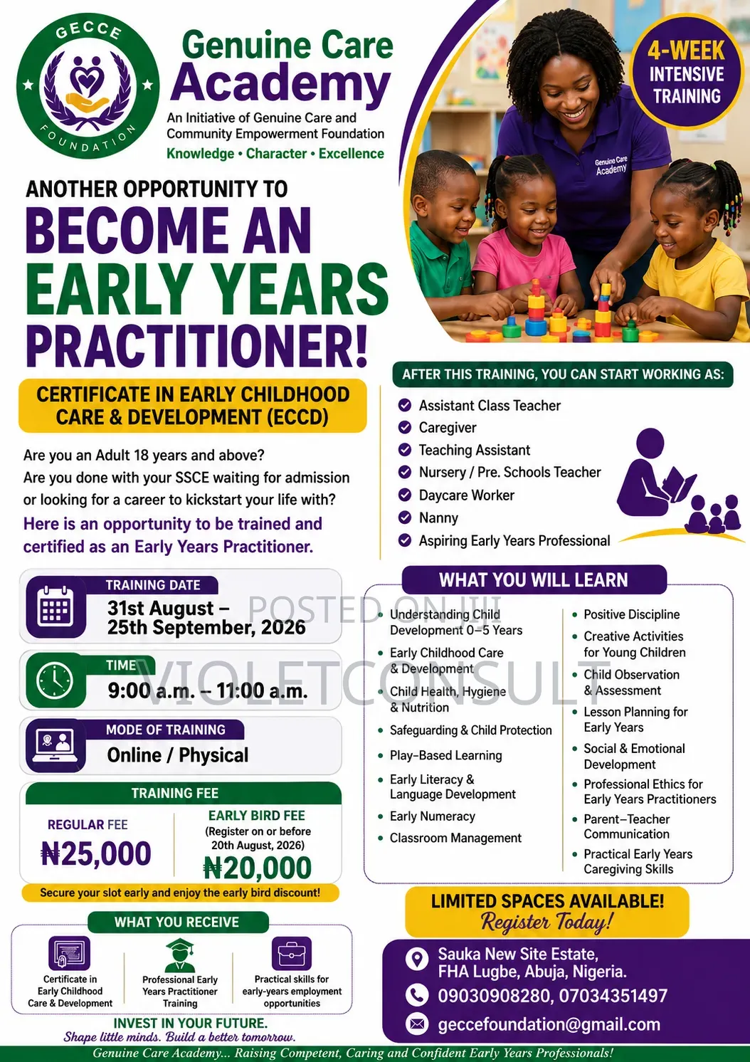 Become an Early Years Worker