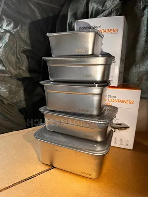 5in1 Stainless Steel Seal Container Set