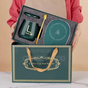 Coffee Mug With Heatable Saucer