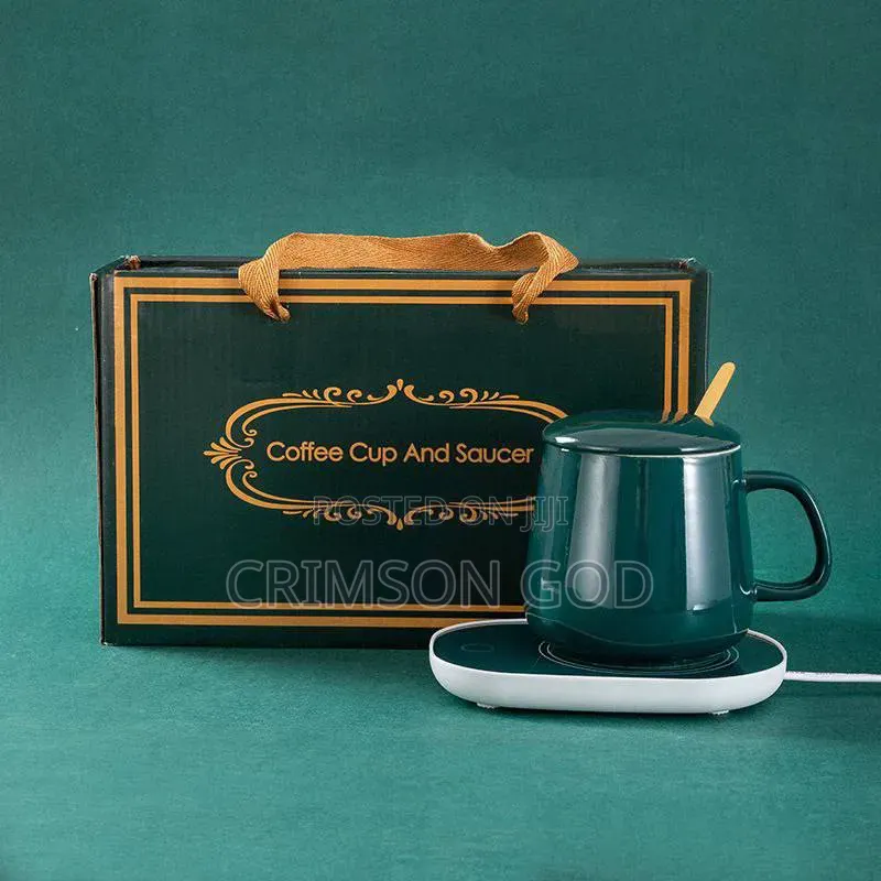 Coffee Mug With Heatable Saucer