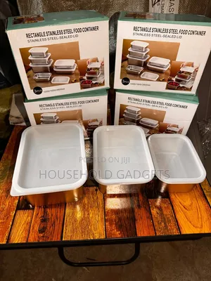 3in1 Stainless Steel Seal Lid Container Set