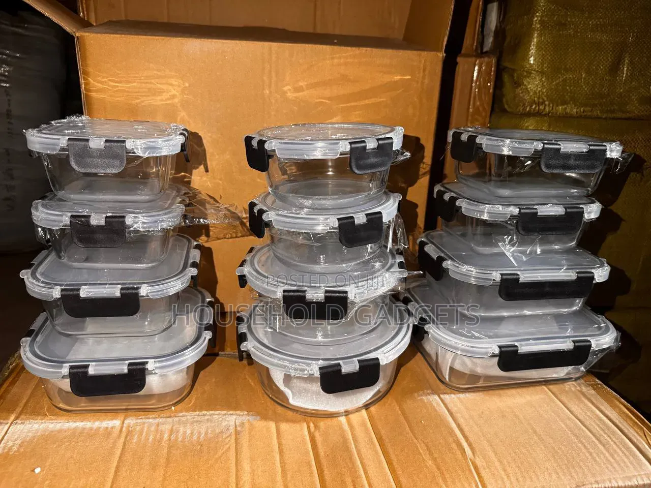 12pcs Glass Bowl Set
