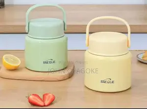 SieGle Hot Food Flask 500MLs 24Hrs Hot With Wide Opening for Kids