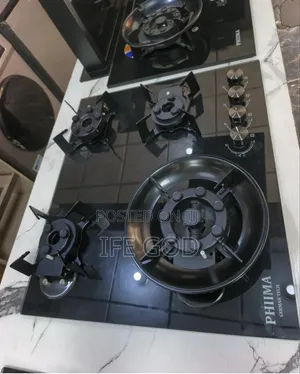 Original PHIIMA Built-in 60CM Flips Up 4 Burners Automatic Gas HOB.