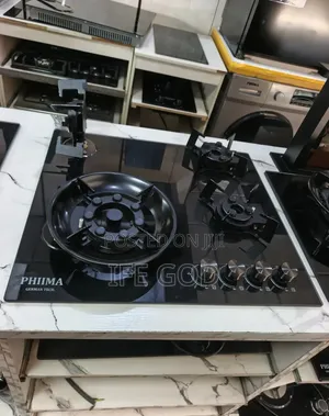 Original PHIIMA Built-in 60CM Flips Up 4 Burners Automatic Gas HOB.