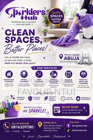The Sparklers Hub Cleaning Services