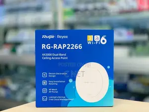 Ruijie  RG-RAP2266 Is a Wi-Fi 6 Indoor Ceiling-Mounted Access Point.