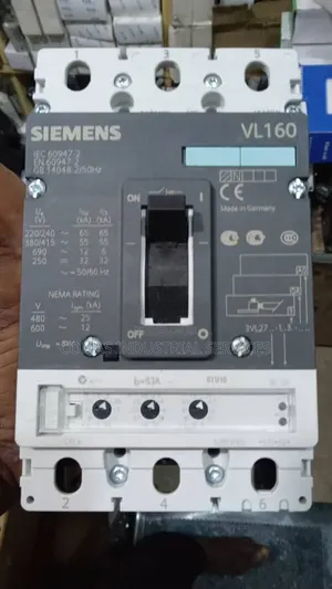 Original Siemens Vl160x 63amps 3pole McCb 55ka
