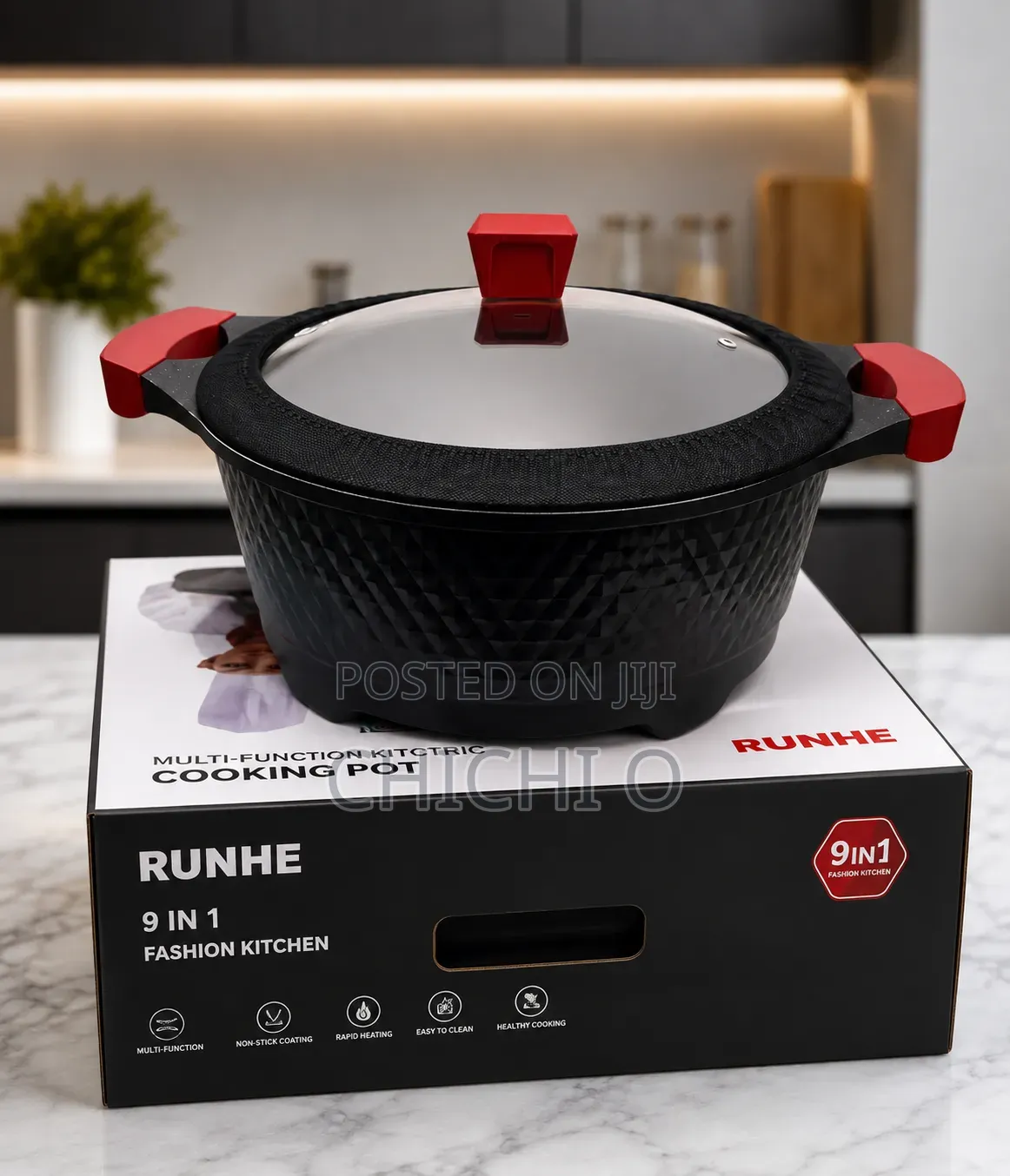 9Ltrs Strong Non Stick Electric Pot