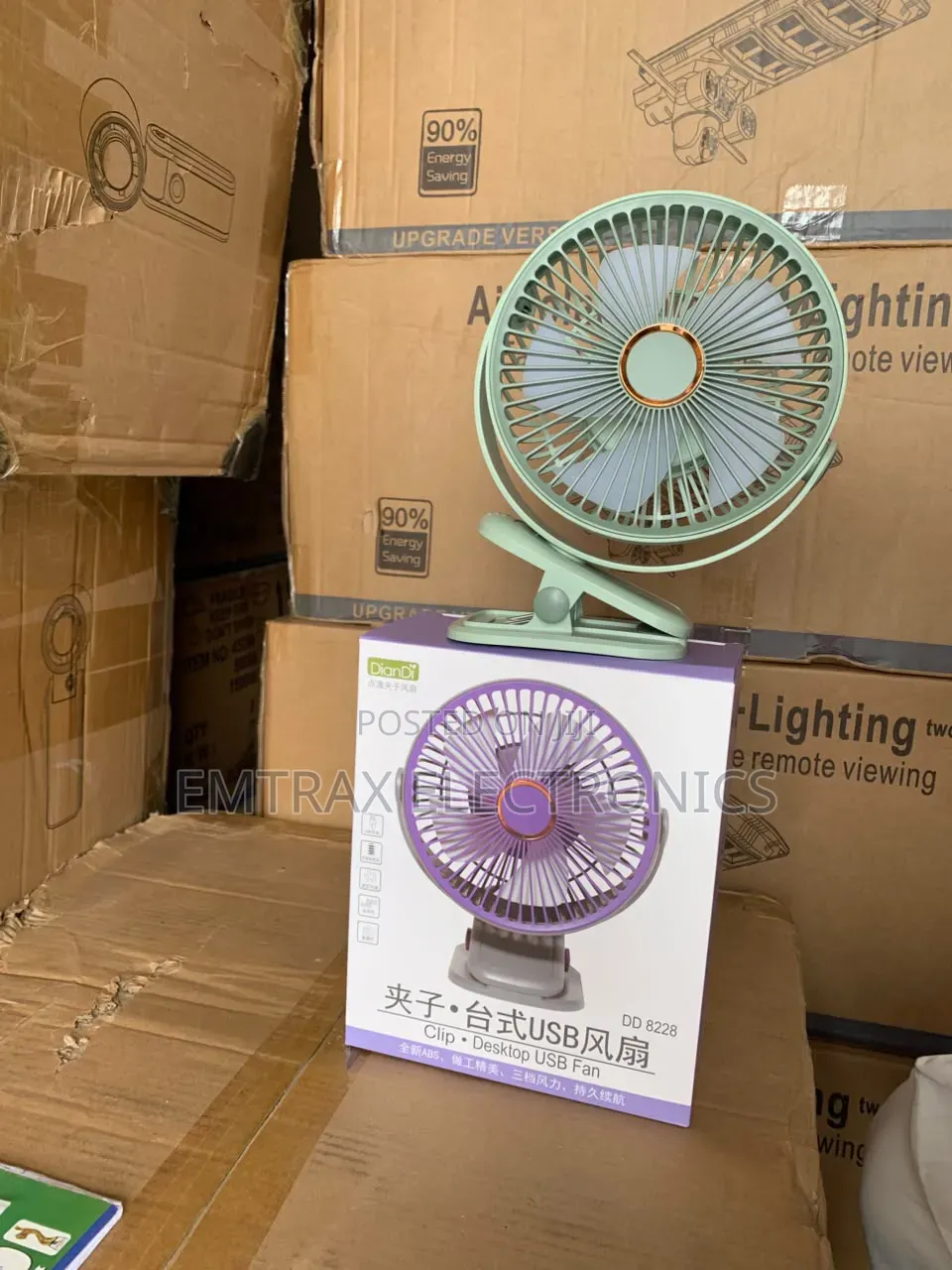 Solar Fan Rechargeable