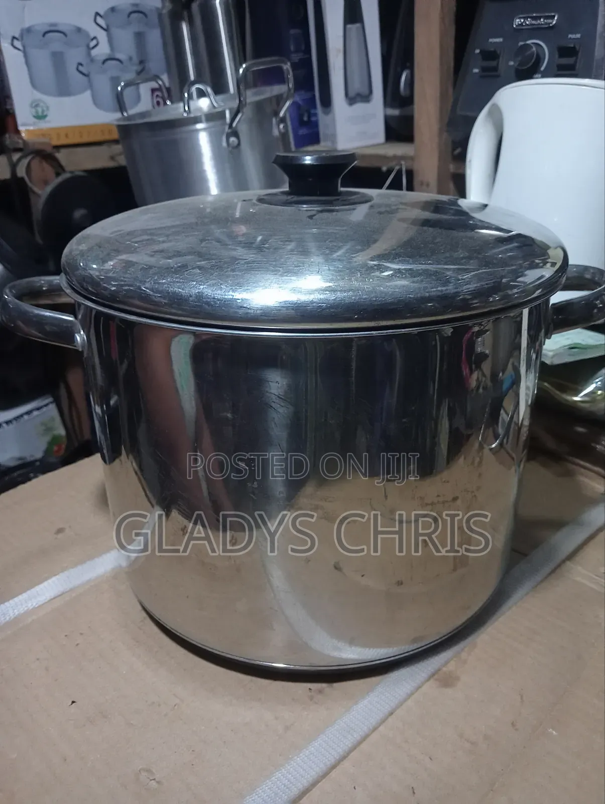 Induction Stainless Pot (9 Litre Germany Used )