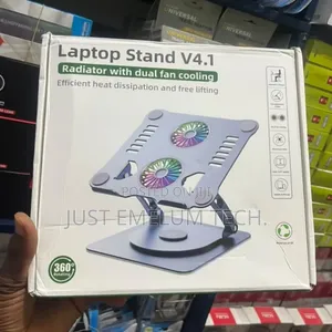 V4.1 360 Rotation Laptop Stand With Double Fan