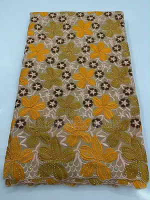 Fantastic Voile Lace With Beautiful Stones