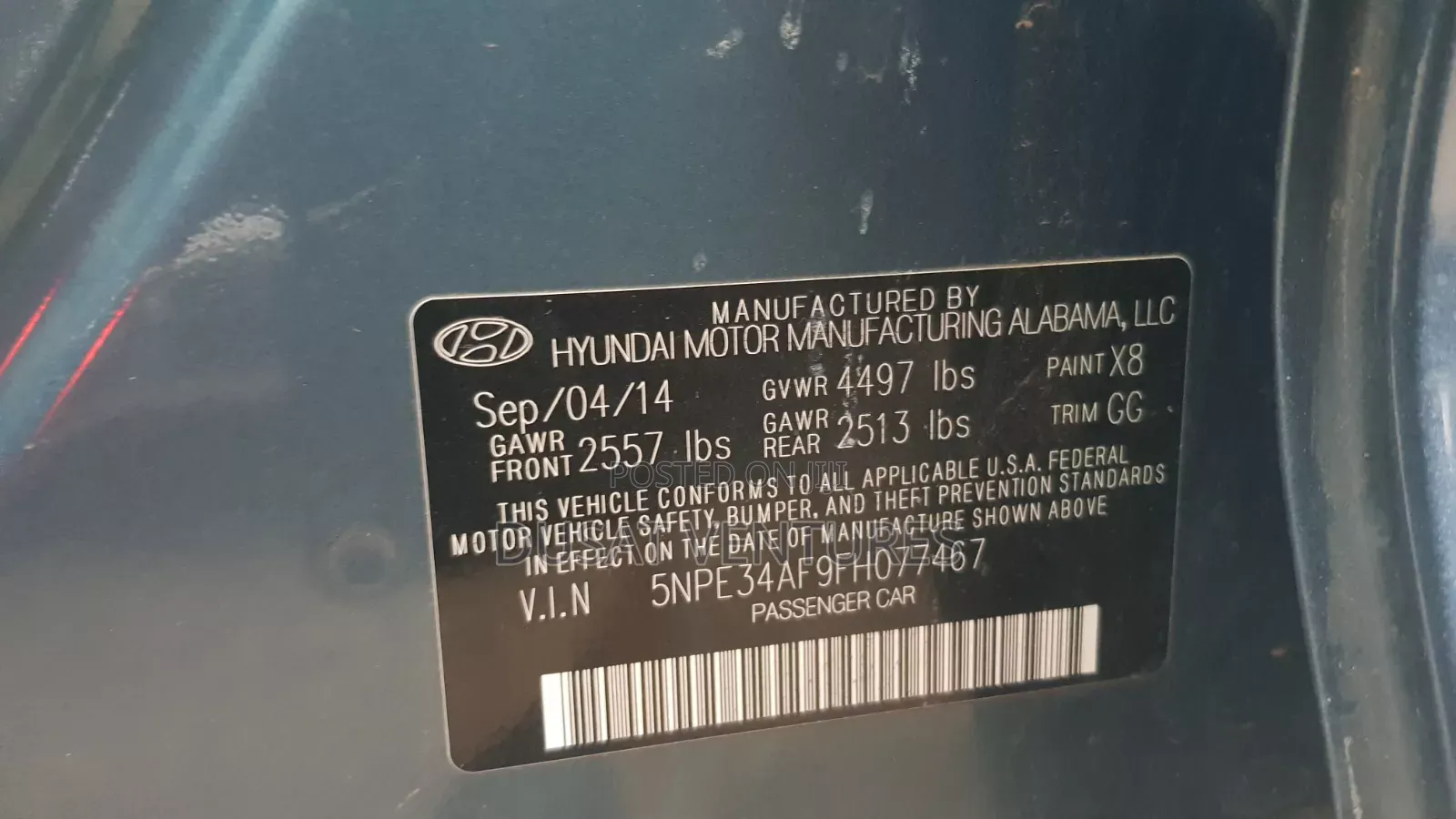 Hyundai Sonata 2014