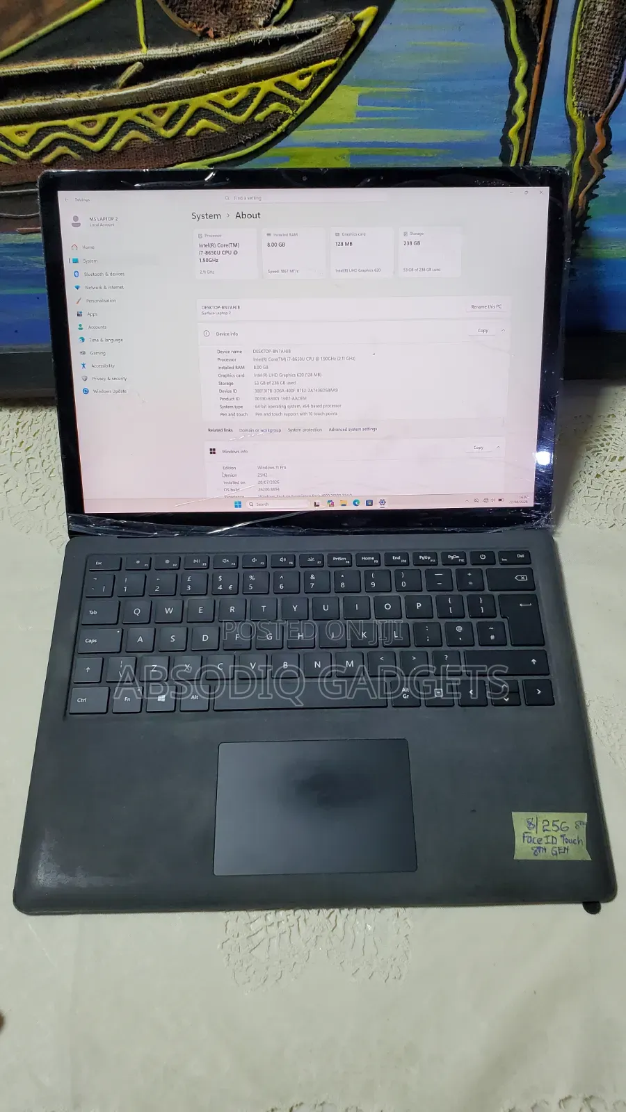 Laptop Microsoft Surface 2 8GB Intel Core i7 SSD 256GB